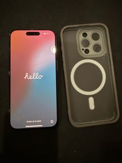 iPhone 15 Pro Unlocked & Case