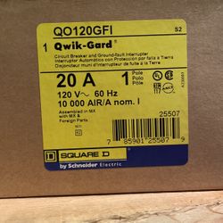 QO120GFI  Qwik-Gard  20 A  1Pole