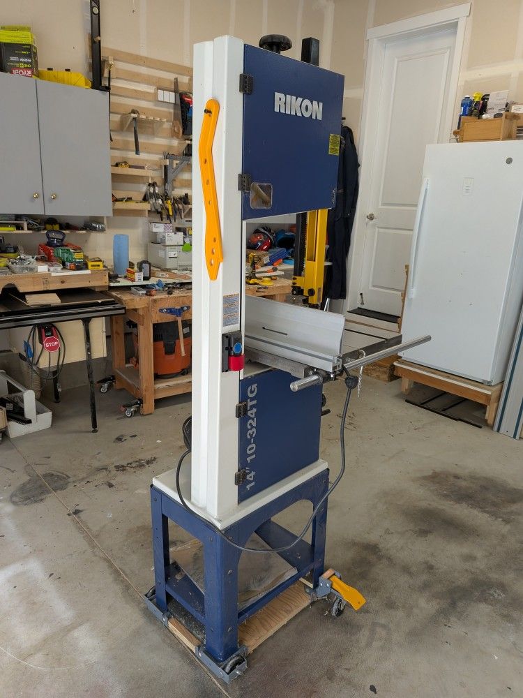 Rikon 14in 10-324TG BandSaw with Bora Mobile Base
