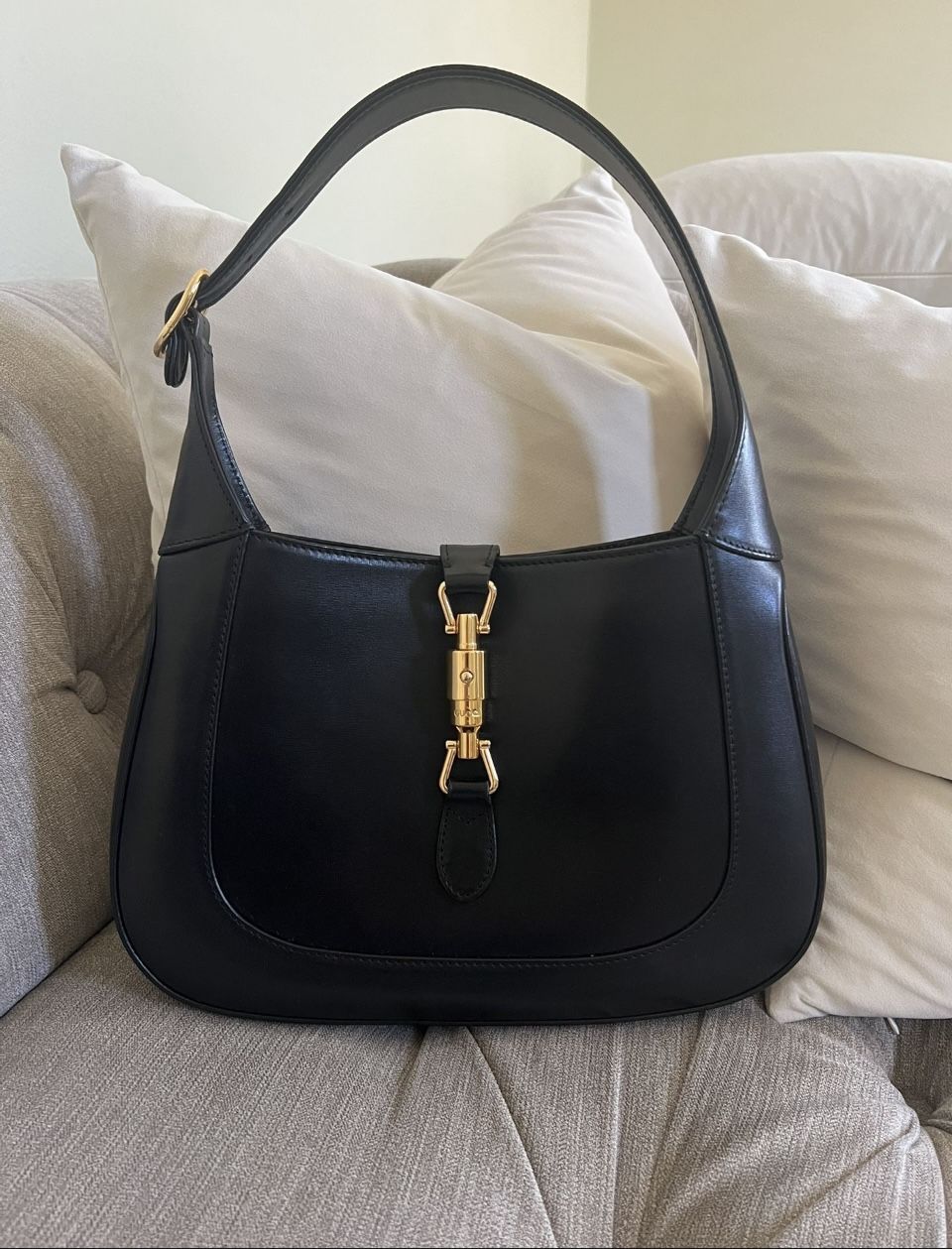 Gucci Leather Jackie Shoulder Bag