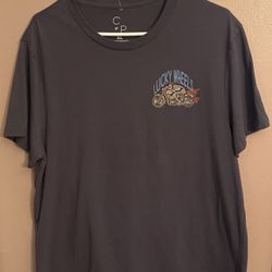 Lucky wheels unisex motorcycle shirt size XL 