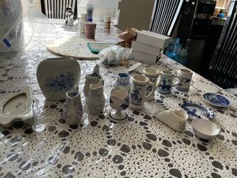 Delft Blue and White Porcelain Collection $5 each