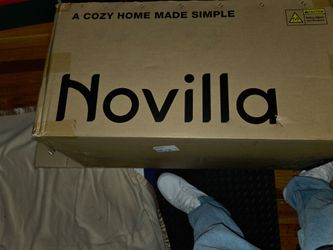 Novilla Medium Cooling Gel Memory Foam 12" Pressure Relief Bed-in-a-Box Matress