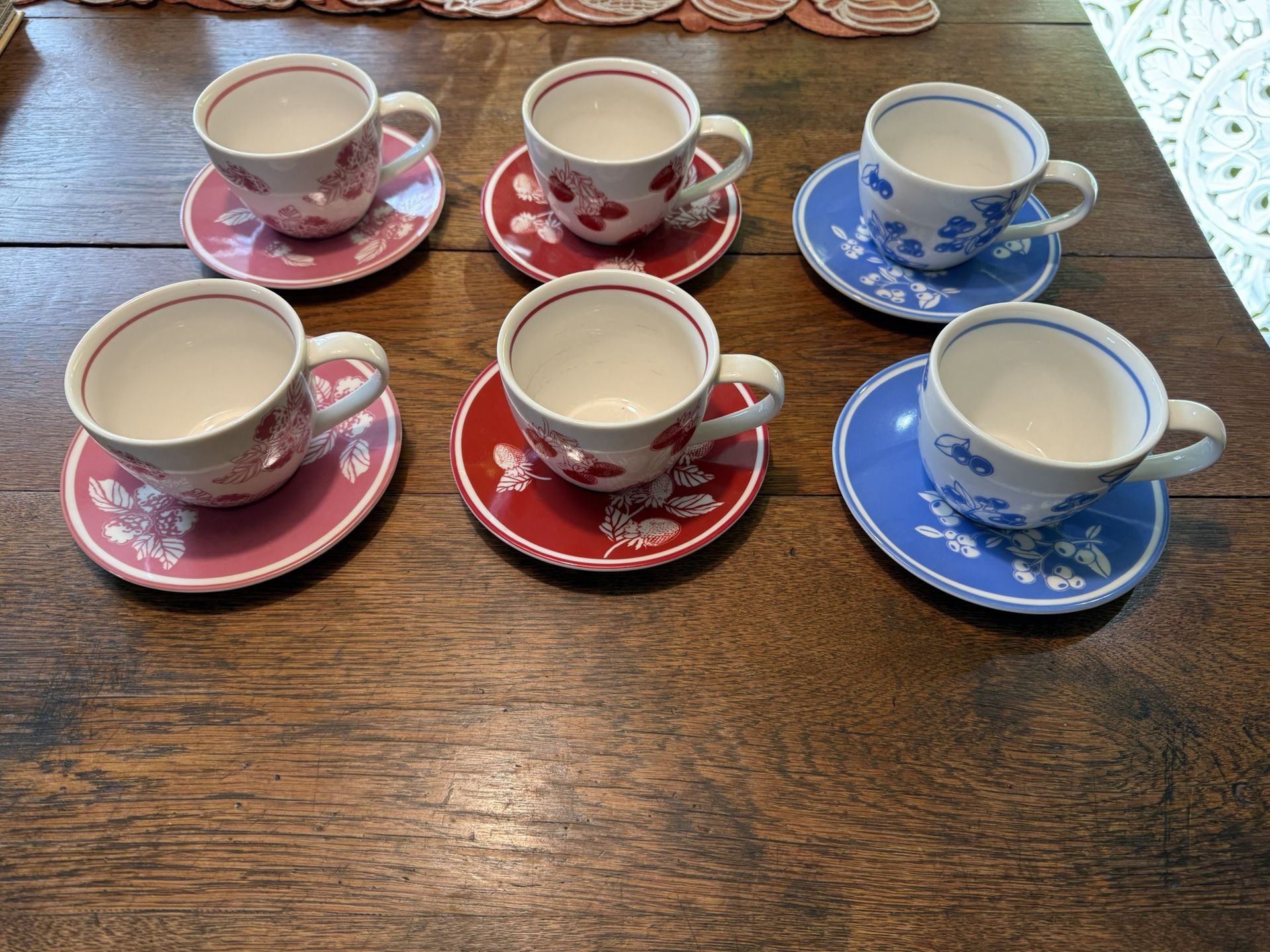 Starbucks Rare Coffee Mugs And Saucers