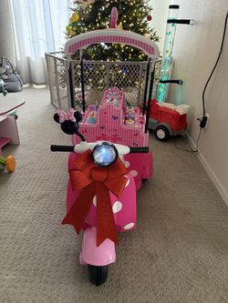 6V Minnie Mouse Ride On Bakery Cart