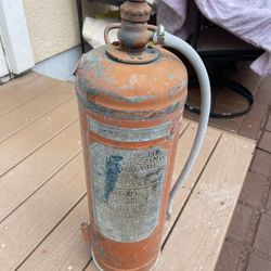 Antique Fire Extinguisher 