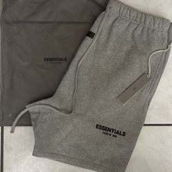 essentials shorts size large