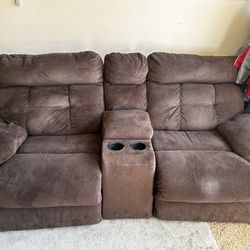 Two reclining couches (want gone ASAP)