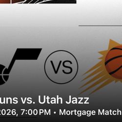 Suns vs Jazz ROW 6 Tickets
