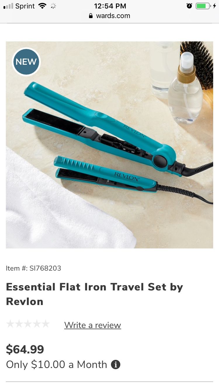 Revlon hair straighteners