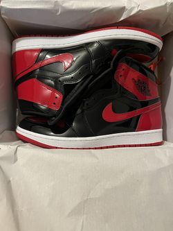 Jordan 1 Retro High OG Patent Bred - Size 10M