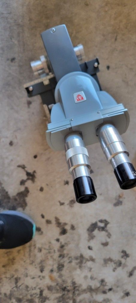 Vintage Microscope π¬ And Lamp With Cases