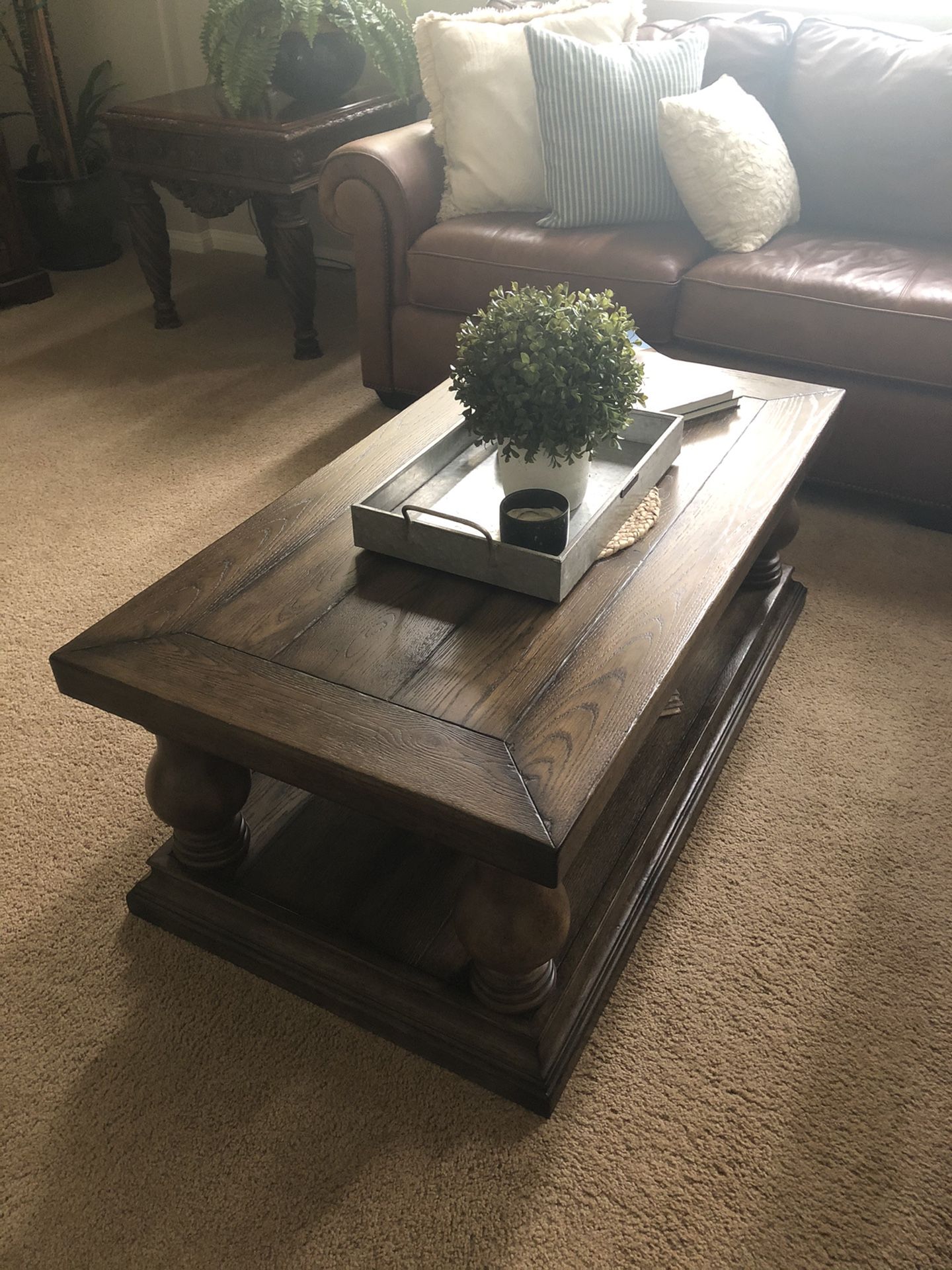 Pottery Barn Lorraine Coffee Table **NEW** Retail 1,000 + tax