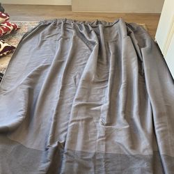 IKEA Grey Blackout Curtains 