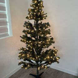 Christmas Tree With Lights 6 Feet