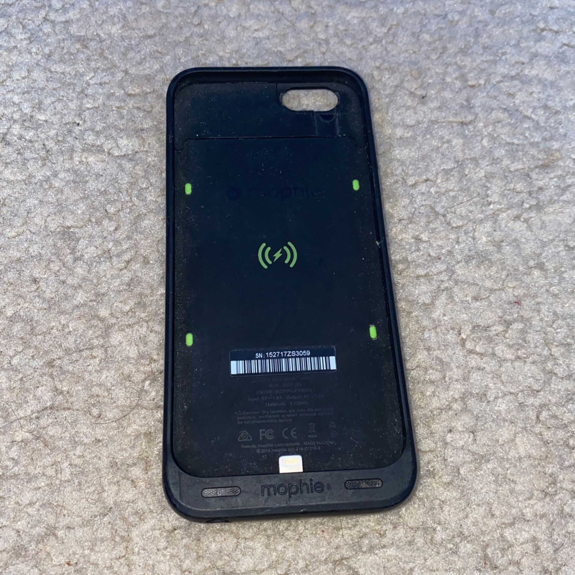 Iphone 6/6s Mophie Wireless Charge Battery Pack