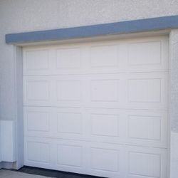 8x7  Vinyl Back Insulated Garage door 