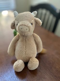 Jellycat Bashful Bull Stuffed Animal