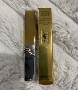NEW YVES SAINT LAURENT THE SLIM MATTE LIPSTICK IN 77 LOVE BEYOND MATCH FULL SIZE $18!!!