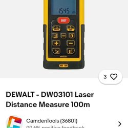 DeWalt Laser Measure