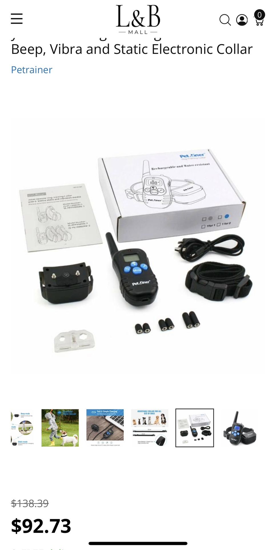 Pet trainer Collar