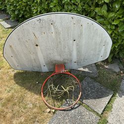 FREE Basketball Backboard, Hoop And Net