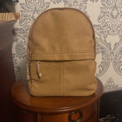 Small Faux Leather Zara Backpack