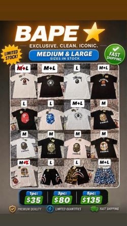 Bape, Essentials, Hellstar, Colognes & more
