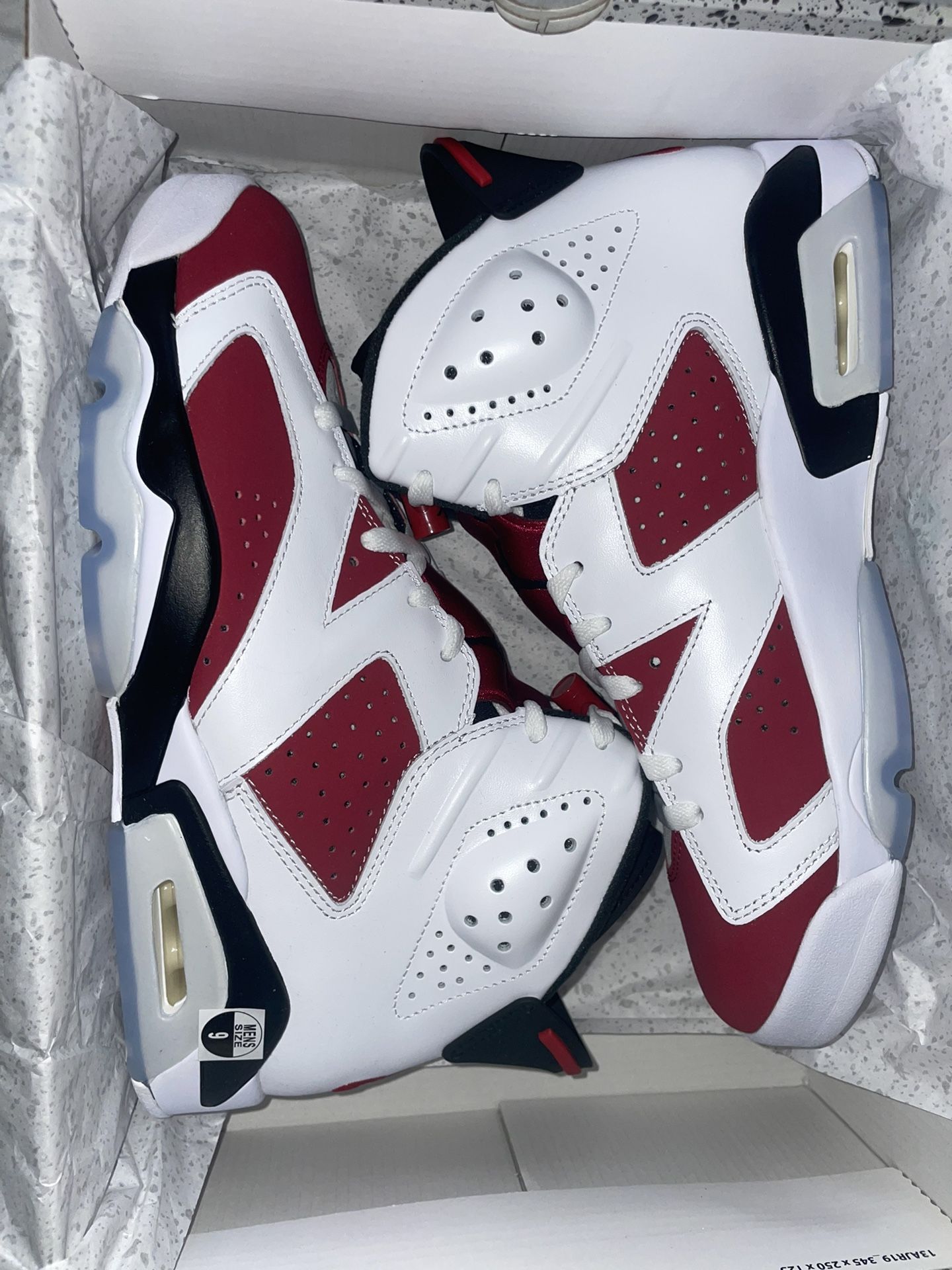 Jordan 6 Retro Carmine SIZE 9 (2021)