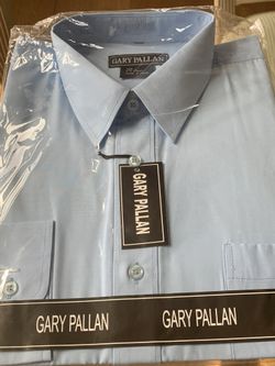 New Light Blue, Size Medium GARY PALLAN Shirt.