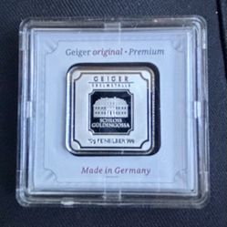 Geiger Premium 10g Fine Silver Bar