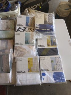 Room Essentials Shower Curtain New