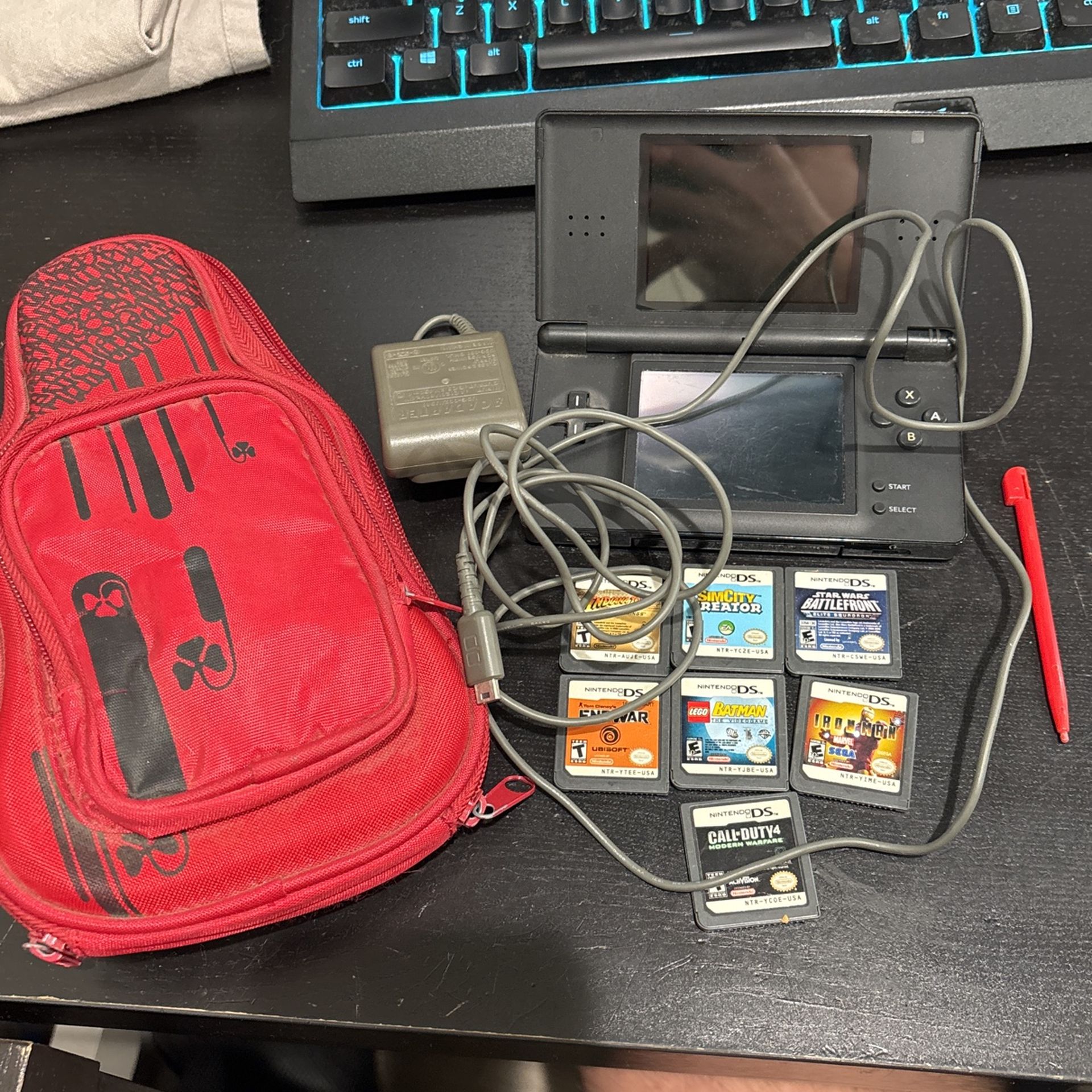 Nintendo DS And Six Games