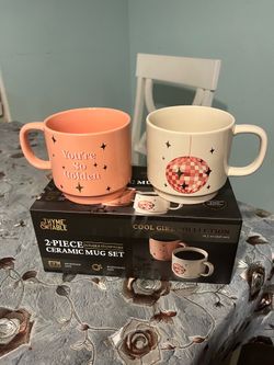 Thyme &table 2 piece mug set