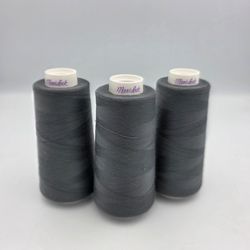 3 Cones Maxi-Lock All-Purpose Polyester Serger Thread Dark Grey New & Opened