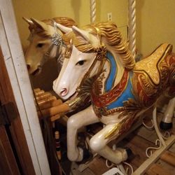 Full Size Carousel Horse Resin Replica