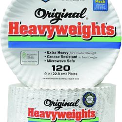 Heavy Weight 9” White Paper Plates