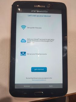 Samsung Galaxy Tab 3 7.0 SM-T217A 16GB WiFi + 4G LTE AT&T Black Tablet