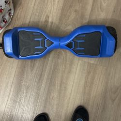 Blue bluetooth hoverboard