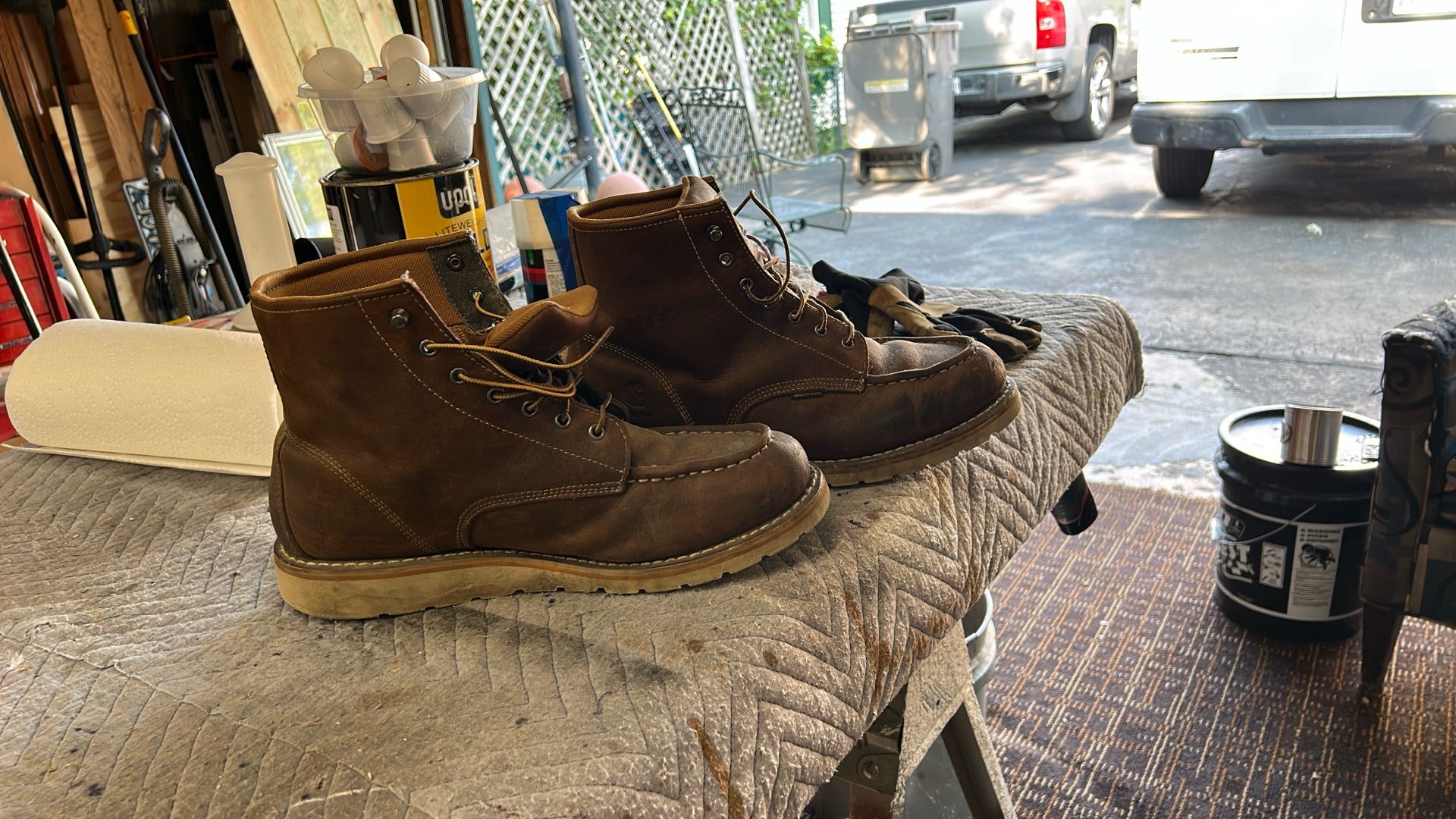 Carhart Leather Work Boots