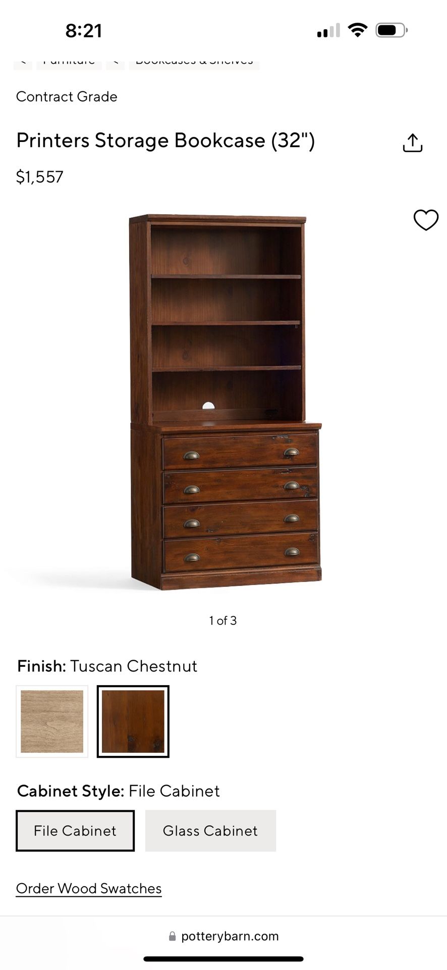 Pottery Barn Bookshelves (originally paid over $3000 for both!