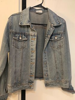 Camargue Light Wash Denim Jean Jacket, medium