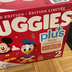 HUGGIES DAPPERS        SIZE.       2.     174 D