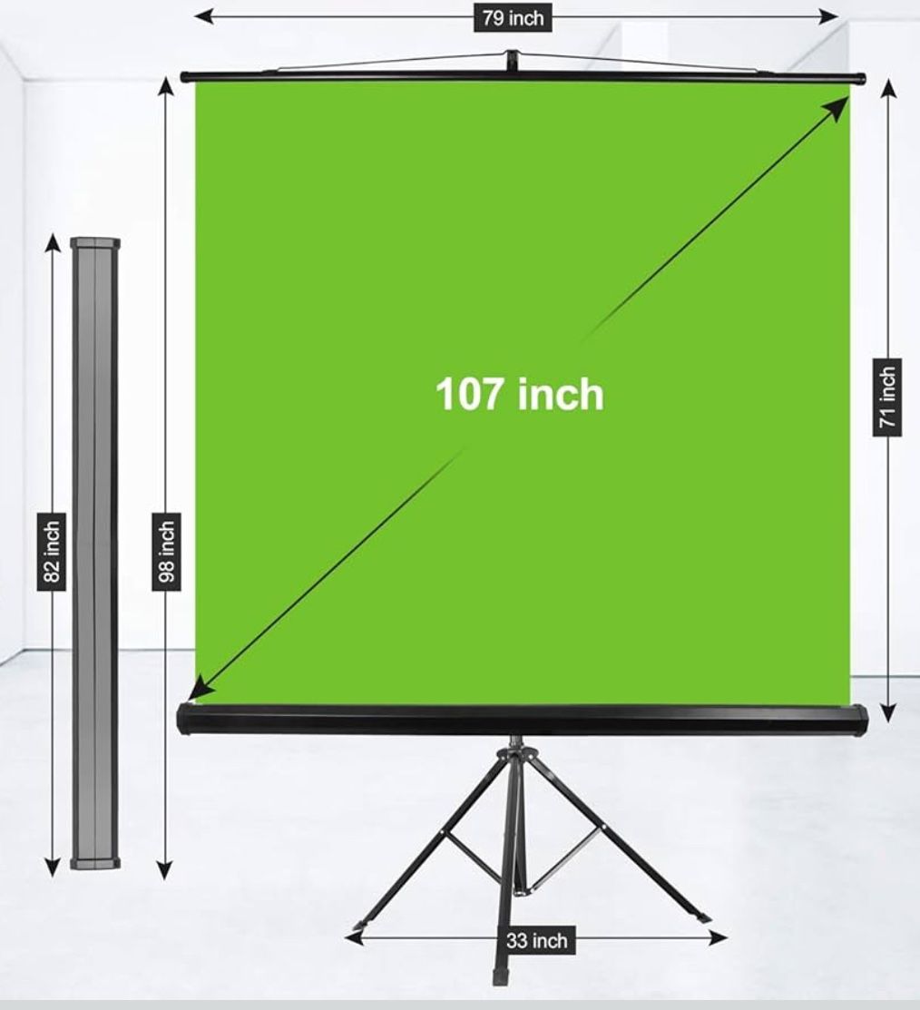 EMART 107" Green Screen Stand