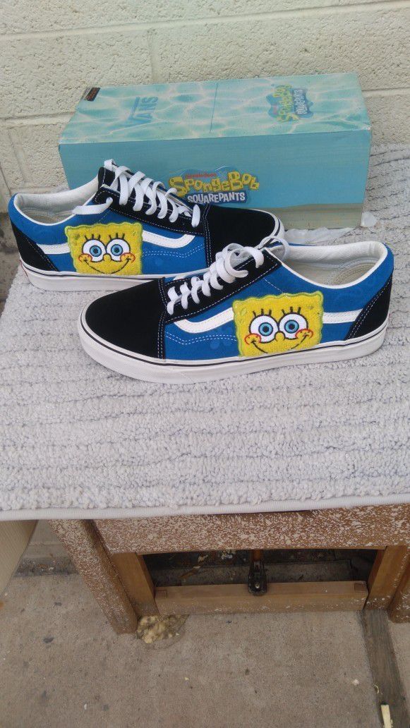 Rare Old Skool SpongeBob VANS Size 10