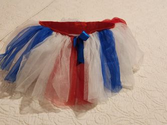 Girl's Red White Blue Tutu - Halloween Costume