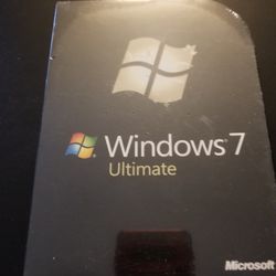 Windows 7 Ultimate Never Been Opened Retro Operating system 