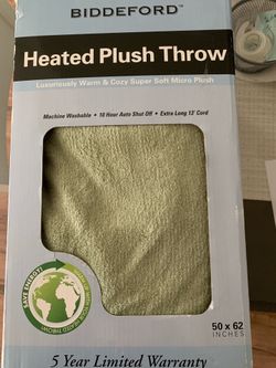 Heated throw