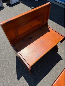 Wooden table set