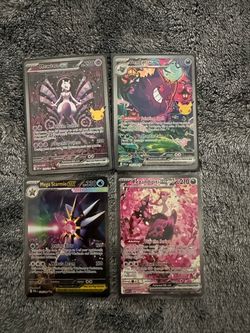 Pokémon EX Card Lot of 4 Holos